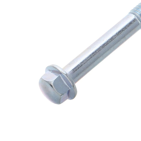 Motorcycle Engine Mounting Screw Set 10 Pc Easy Install Hardware Kit M6 Thread 8mm Diameter Silver Finish Durable Metal Fasteners for Pros Techs and DIYers silver bolt close-up