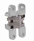 Close-up of Hidden Folding Door Hinges For Cabinets And Sliding Doors Built To Last Boss Level Rustproof Zinc Alloy.