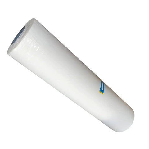 DTF Transfer Film Roll 24 Inch Wide 328 Feet Long for Direct To Film Printing Clear PET Sheets Hot Peel Non Sticky Crack Resistant Wash Safe Works With All DTF Printers Ultra Sharp Vivid Transfers in packaging