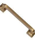 Baara Brass Industrial Sliding Door Pull Handles 9 Inch Long 1 Pack Antique Brass Finish For Vintage Barn Doors Gates Kitchen Cabinets