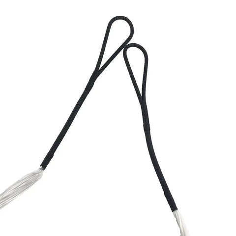26.5 Inch Bow String With End Caps For CRS004C Crossbow, 175 Lbs Draw, Polyester Fiber Replacement, Two Color Options