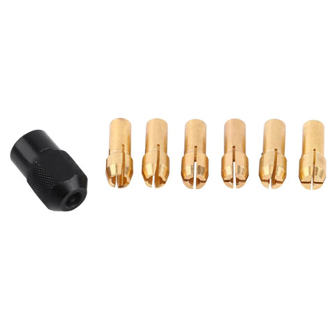 Premium High Performance Collet Chuck Sleeves Set With Multi Size Options Ranging From 1mm To 3.2mm And Easy Fit Black Cap.