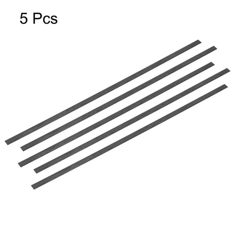Carbon Fiber Strip Bars 0.6x5mm 400mm Pultruded Carbon Fiber Strips Ideal For Kites And RC Airplanes, Tough As Nails Lightweight Alternative