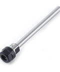 Built Tough Heavy Duty Collet Extension Bar Featuring Precision Threaded Lock And Ultra Smooth Eight Millimeter Cylindrical Shank