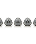 Front view of High Torque Black Oxide Nut Driver Set Five Piece Six To Ten mm Three Sided Handle For Maximum Torque And Comfort