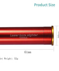 Red Dot Laser Bore Sight For Shotgun In-Chamber Cartridge With Two Battery Sets, Easy Install For Quick Scope Zeroing dimensions shown