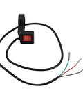 Sick 22Mm Motorcycle Handlebar Switch With Crisp 3-Speed Gear Shifter For Dirt Bikes Scooters And E-Bike Fits Standard 7/8 Inch Bars In Sleek Black Or Bold Red Colors To Lube Your Rides Smooth As Always. black ABS 3-speed handlebar switch with wired leads