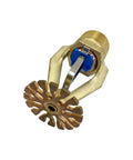 Heavy Duty UL FM Approved Upright Fire Sprinkler With Sleek Glass Bulb Trigger, brass material, designed for fire protection use.