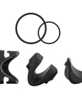 Components of Varia Radar Seat Post Mount For Bikes Durable Easy Install Bike Radar Mounting Arm shown in detail