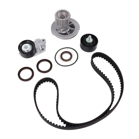 Timing Water Pump Kit for 2004 2008 Aveo Aveo5 1.6L Replace CPW9793 GTKWP335 Save Cash Get Moving Fast and Avoid High Shop Costs with Good Parts That Make Your Ride Smooth Reliable Forever without Issue or Fail. timing belt kit with pump, pulleys, seals, and gasket