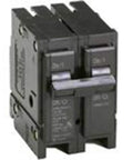 Heavy Duty 20 Amp Twin Pole Circuit Breaker For Residential Electrical Panels 120 Or 240 Volt 10 KaiC Rating close-up of dual pole design.