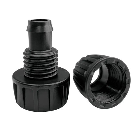 Five Pack One Half Inch Drip Irrigation Tubing Fittings To Faucet Garden Hose Adapters Three Quarter Inch GHT To One Half Inch Drip Fittings