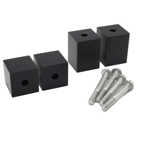 Seat Spacer Kit For 1000 UTVs Billet 6061 T6 Aluminum Four Piece Set With Hardware Bolt On Installation For 2019 2024 Models