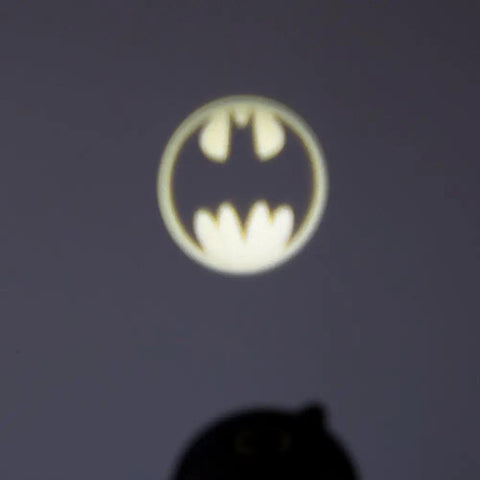 Projection of Batman Bat Signal from 14-Inch Officially Licensed Projector