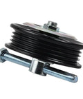 Up Your Drive Belt Game With This Smooth Plain Car Drive Belt Tensioner Pulley Kit 88440-26100 That Snaps Right In For Your T100 And Prado To Keep It Running Tight. black ribbed car drive belt tensioner pulley kit with bolt and nut