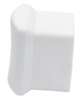 Rubber End Caps For Ladder Standoff And Stabilizer Replacement Fits AC78 And AC76-4 Pack white end cap close-up view