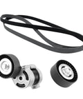 Fresh Fit Belt Tensioner Kit Works With BMW Replaces 11287524267 11281440378 11287631810, drive belt and pulleys