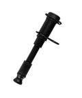 5/8 Inch Trailer Hitch Locking Pin For Universal Fit, Heavy Duty Stainless Steel With Weatherproof Rubber Cap, Black Finish