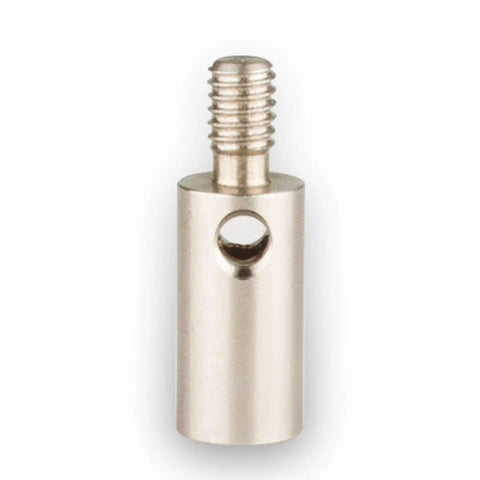Pro Grade Thread Adapter Converts 4 To 48 Outer To M2.5 Inner Thread For Dial Indicators Height Or Depth Gauges 5mm Diameter 10mm Long Stainless Steel Corrosion Resistant Fits Dial Indicator Tips And Other Interchangeable Tools.