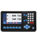 2Axis LCD DRO Digital Readout For Lathe And Milling Machines With 5um Linear Scales front view OEM Pro Grade Display