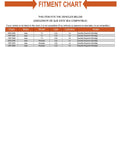 Fitment chart for Heavy Duty Replacement Transmission Mount For Jeep Wrangler detailing compatible models and specifications.