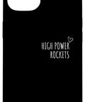 Rocket Science iPhone 13 Case With High Power Model Rocketry Design For Men Women Kids Aerospace Nerds STEM Students