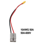 Straight Up Reliable 50 Amp Adapter Cable Linking SB50 To XT90 Plugs 10 Awg Tinned Copper Core 600 Volt Fire Resistant Jacket 30 Cm with connectors