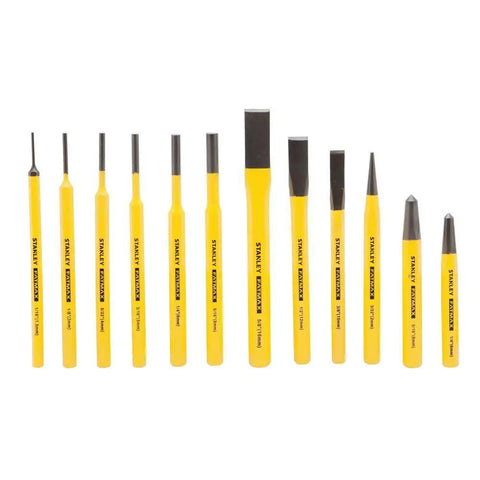 FATMAX Punch And Chisel Set 12 Piece With One Piece Forged Construction Built Tough Hardened Quenched And Tempered For Long Life