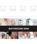 Top Notch Rectangular Ceramic Vessel Sink Above Counter Basins Smooth Black Finish Built Tough Against Scratches And Stains Low Maintenance Shine image with people enjoying bathrooms.