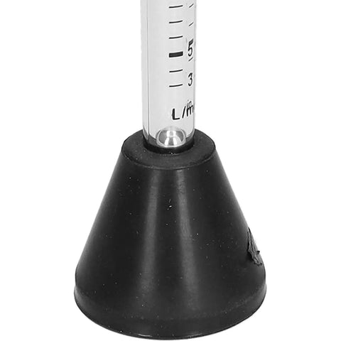 Portable Shielding Gas Flow Meter 50 Liters Per Minute For Argon CO2 And Acetylene with on nozzle ball float readout close-up