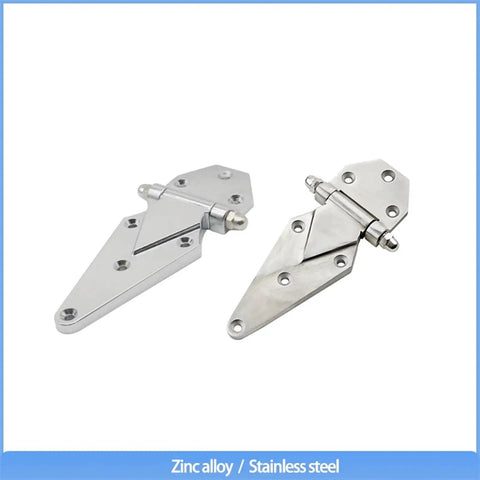 Heavy Duty Stainless Steel Or Zinc Alloy Hinge For Engineering Equipment Doors And Refrigerated Truck Compartments 1 Piece Zinc Alloy Built Like A Tank For Heavy Doors And Cabinets Durable Industrial Grade, zinc alloy hinge pair
