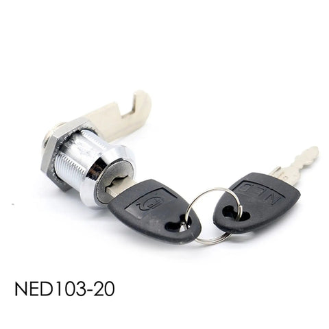 Cam Cylinder Locks For Doors Cabinets Mailboxes And Drawers Beefy Padlock Security Locks With Plastic Keys Heavy Duty