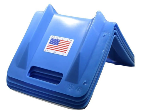 Badass Blue Corner Guards For Ratchet Strap Tie Downs That Keep Tarps Intact And Shield Freight From Scrapes While Making Your Cargo Loads Rock Solid On The Road Four Pack
