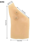 Product dimensions of the Thumb And Wrist Support Brace 2 Pack With Elastic Gel Fingerless Glove