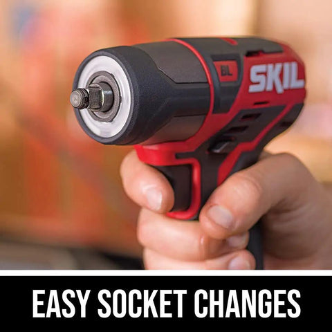 Brushless 12V 3 Eighth Inch Impact Wrench With PWR CORE 12 Battery Includes 2.0Ah Lithium Battery And PWR Jump Charger Compact Power For Tight Spaces Longer Run Time Lightweight Pro Grade Torque Performance