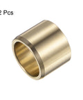 Two Pack Sleeve Bearings With 1 Inch Bore And 1.25 Inch Outer Diameter, 1 Inch Length Brass Alloy Oilless Bushings