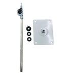 Electronic Drum Module Mount Holder With Adjustable Rod Plate for Drum Set and Cymbal Stand with screws, metal construction