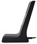 Side view of Solid Desktop Mic Replacement For RMN5050 And MOTOTRBO Base Stations, Killer Compatibility With XPR4550 and more