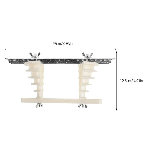 6 Layer Coil Winding Mold For Single Phase Motors And Home Appliances, Heavy Duty Rewinding Tool With Insulation Protection And Rounded Edges, Pro Grade Durable Steel Construction, 25cm x 12.5cm