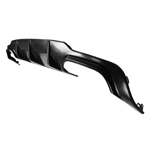 Rear Bumper Diffuser For 2012 2014 Mercedes C Class C204 W204 Unpainted Black ABS Plastic Splitter Valance Underbody Bumper Fascia Add On