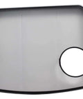 Robust Coffee Bean Hopper Replacement For Saeco Espresso Machines Natural Grey Finish OEM part top view with circular opening.