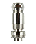 Tough As Nails Heavy Duty Seven Pin Connector For Proportional And Hydraulic Valves Full Metal Quick Connect, chrome finish, rugged design.