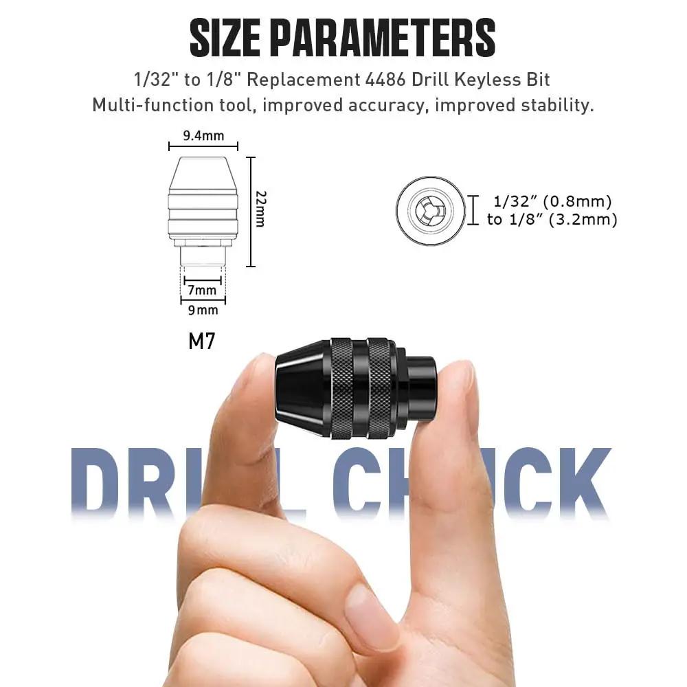 Pro Grade All Metal 3 Jaw Keyless Quick Change ✓