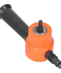 Double Head Sheet Metal Nibbler For Drills, 360 Degree Adjustable Cutter