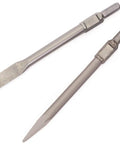 1-1/8 inch bull point and flat chisel for Workhorse 2800 Watt Electric Demolition Jack Hammer For Concrete Breaking With 1900 Impacts