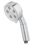 Neo Anystream High Pressure Handheld Shower Head With Hose In Polished Chrome 2.5 GPM 360 Degree Spray Modes close up view