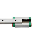 Rock Solid HGR30 Linear Motion Guide Slider Rail Kit showing steel rail and low friction slider block for CNC setup.
