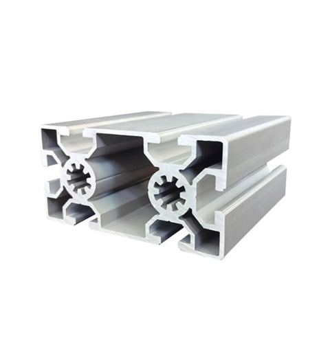 Heavy Duty Aluminum Extrusion Rail 50x100mm With 10.2mm Slot for DIY Machine Framework and CNC Printers, side view