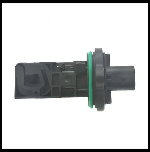 Heavy Duty Replacement Mass Air Flow Sensor For Chevy Cruze Cobalt Volt Malibu Hella with green seal and black casing.