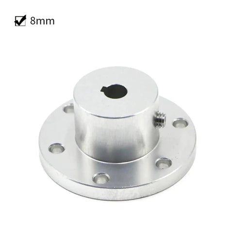 Heavy Duty Flange Coupling With Precision Keyway Shaft Joint For Power Transmission 8mm steel joint suitable for rotary motion.